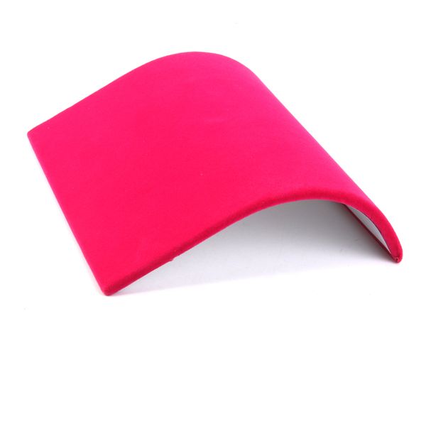 

velvet shape necklace bracelet jewelry display stand holder - rose red, Black;white