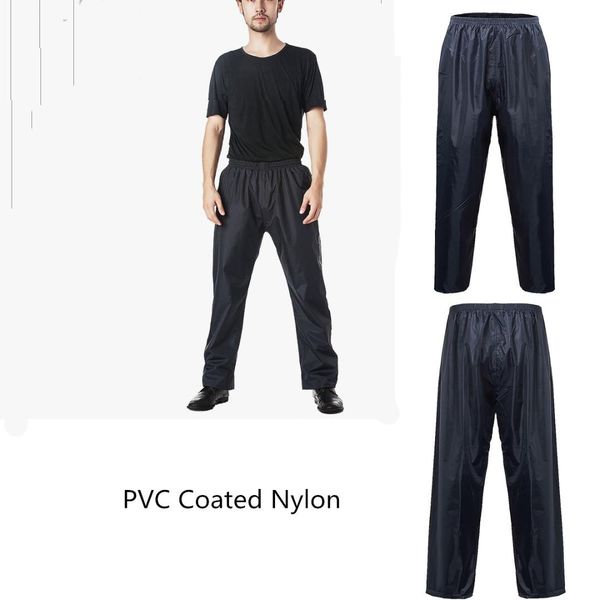 

rainproof nylon rain pants outdoor hiking trekking climbing waterproof pant men women fishing cycling bike snow trousers, Black;green