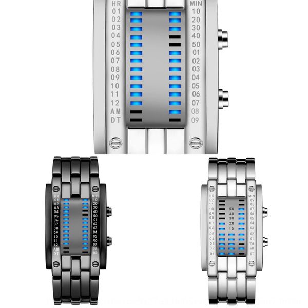 

led lamp bracelet trendsetter creative bracelet electronic watch waterproof couple student led electronic watch, Blue