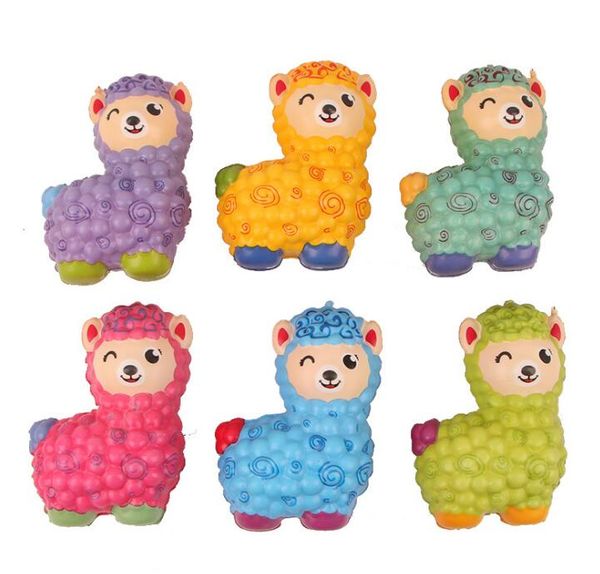 

squishy new colorful sheep soft slow rising stretchy squeeze kid toys relieve stress bauble children's day gifts