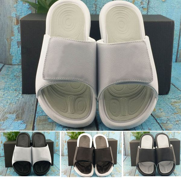 

wholesale basketball slipper hydro 6 bg designer beach for men women sandal, Black