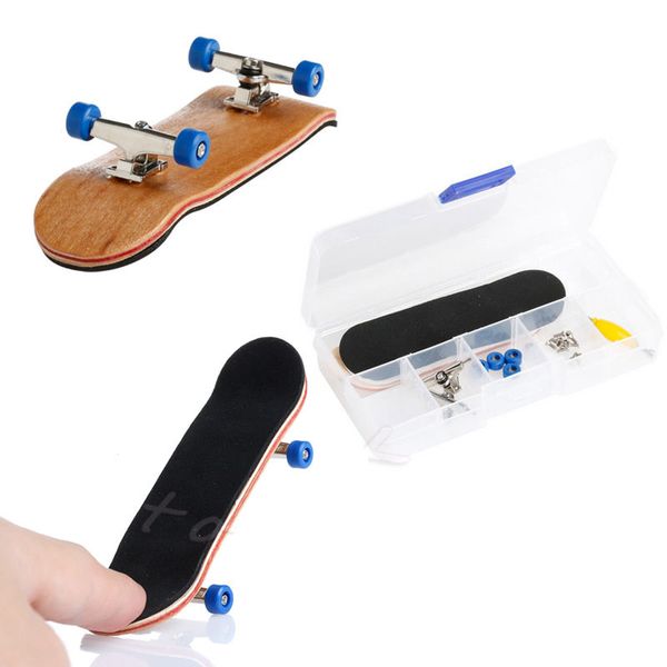 

ootdty basic complete wooden deck fingerboard maple wood with bearings grit foam tape