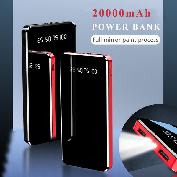 

20000mah led digital display power bank for xiaomi 10000 mah portable external battery charger powerbank for iphone 11 poverbank