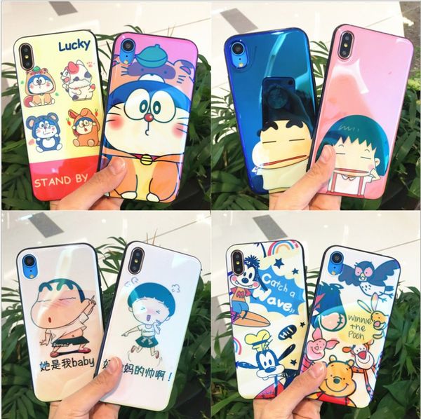

tpu soft case cartoon blue light phone cases for iphone xs max 8 7 6 plus soft tpu style phone case kinds cartoon phone cover