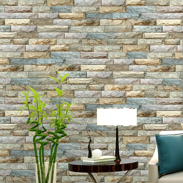 

3d marble wallpaper culture stone simple modern tv background wall solid brick wall covering household improvement decoration