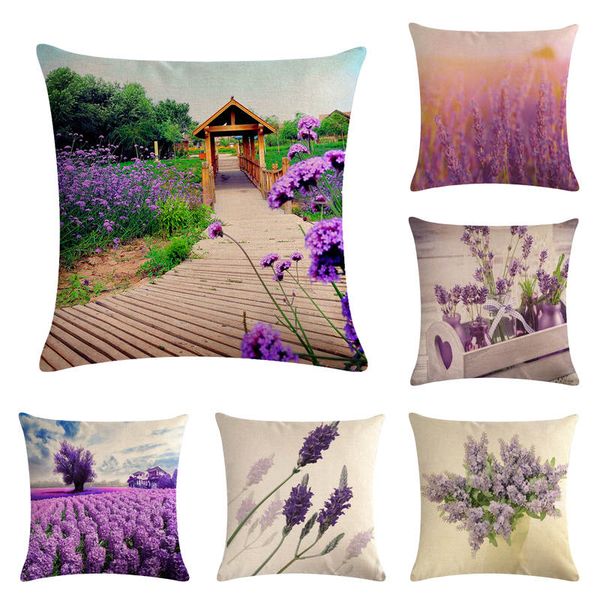 

pillow case purple lavender throw pillows cover sofa car cushion cover for home decorative pillowcase