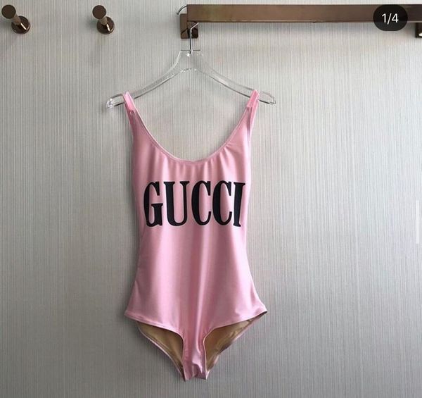 

2020 women bikini set with luxury g letters fashion brand swimwear for women bathing suit one-piece suit backless beachwear s-xl, White;black