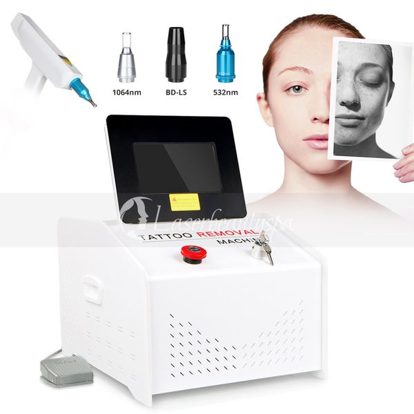

professional yag laser red target light nd q-switch yag laser tattoo removal eyebrow birthmark removal machine