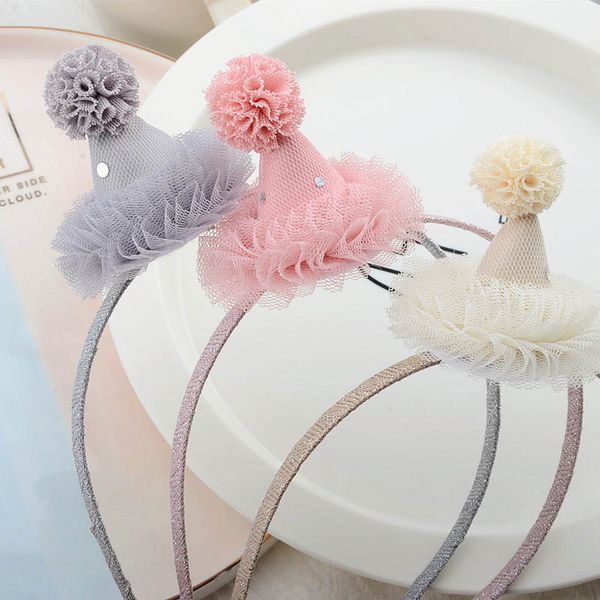 New Lace Girls Hair Sticks Floral Hat Birthday Party Kids Designer