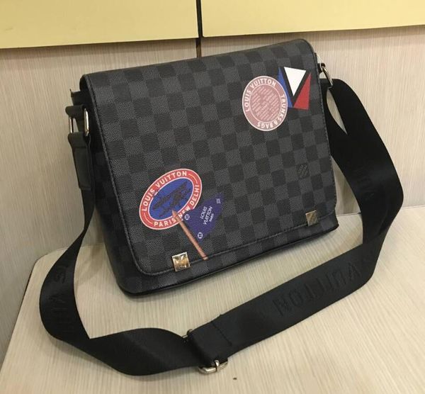 

2018 high-end quality new arrival famous brand classic designer fashion men messenger bags cross body bag school bookbag should