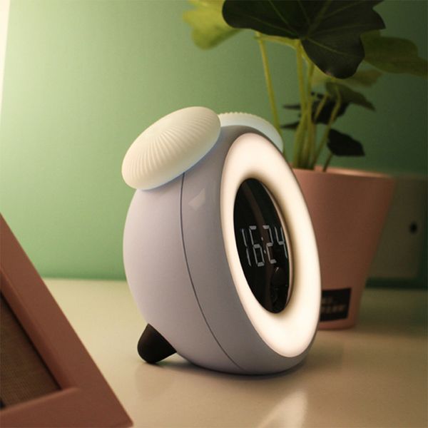 

brelong smart timing sleep bedside intelligent sensor alarm clock led night light lamp utorch smart timing sleep