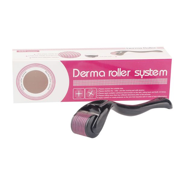 DRS 540 Micro Needle Derma Roller Уход за кожей терапия против прыщей пятна Шрам Удаление морщин с розничной коробкой