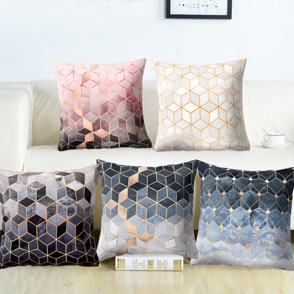 

new fashion plush pillowcase short plush pillow cover popular square plush furry pillowcase cover home bed room decoration vt0091