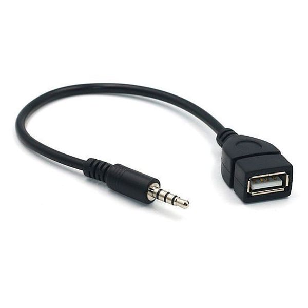 

3,5-мм штекер Audio AUX для USB 2.0 Тип A OTG Конвертер Кабель-переходник