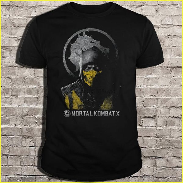 

мужчины футболка mortal kombat x женщины футболка, White;black