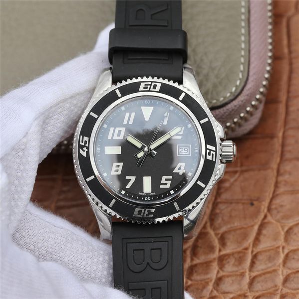 

gm designer watches 42mm one-way ratchet type rotating ring on 2824 automatic mechanical watch luxury mens watches mens watch, Slivery;brown