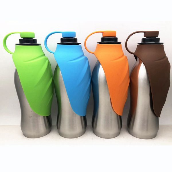 

Stainle teel dog water bottle portable travel dog water bottle water di pen er for dog pet uuplie rra787