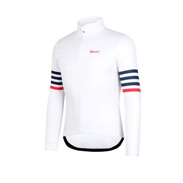 

spexcel 2019 new stripe winter thermal fleece cycling jersey road bicycle clothes spain ropa ciclismo bike shirt, Black;red