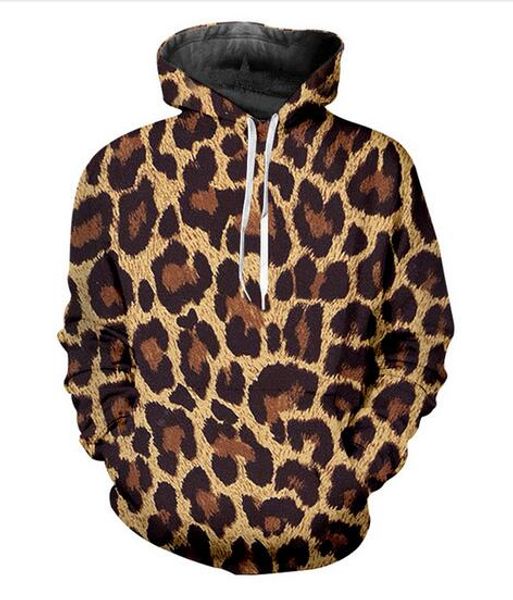 Neue Mode Harajuku Stil Casual 3D Druck Hoodies Leopard Männer/Frauen Herbst und Winter Sweatshirt Hoodies Mäntel BW0191
