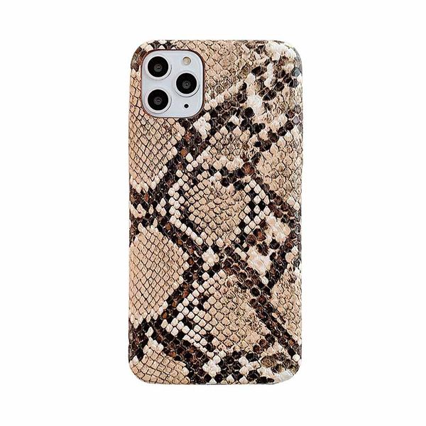 

snake skin pattern phone case for iphone 11pro/11/11promax xs/x xr xsmax 7p/8p 7/8 6p/6sp 6/6s protective case fashion plastic back cover