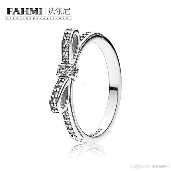 

hywo 100% 925 sterling silver 1:1 original authentic charm 190906cz temperament fashion glamour retro ring wedding women jewelry, Slivery;golden