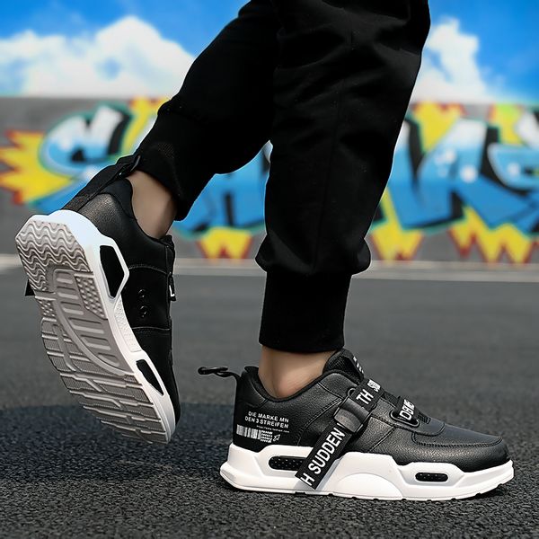 

мужчины повседневная обувь дышащая мужская сетка квартира обувь классические обувь кроссовки мужчины тренажеры sapato masculino zapatos de h, Black