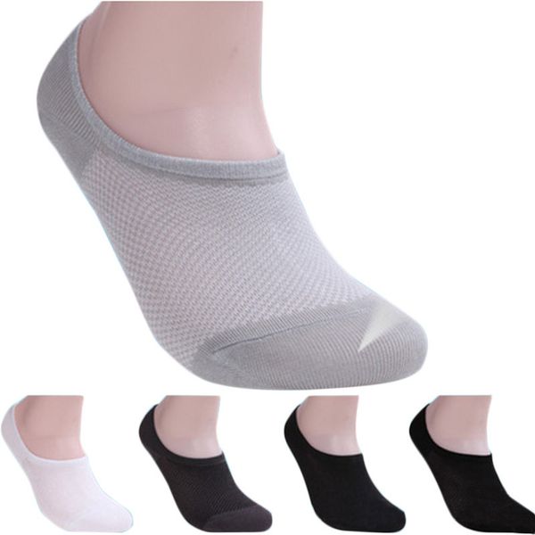

5 pairs bamboo fiber net loafer boat socks liner low cut no show socks ladies sock sale good five fing er calcetine#20, Black