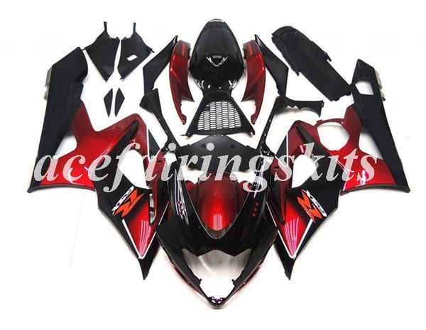 

4gifts new abs motorcycle full fairings kits fit for suzuki gsx-r1000 k5 2005 2006 05 06 bodywork set custom deep red