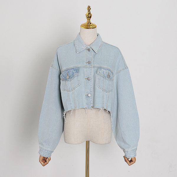 

women jacket 2020 spring new fashion women's jacket denim short, Black;brown