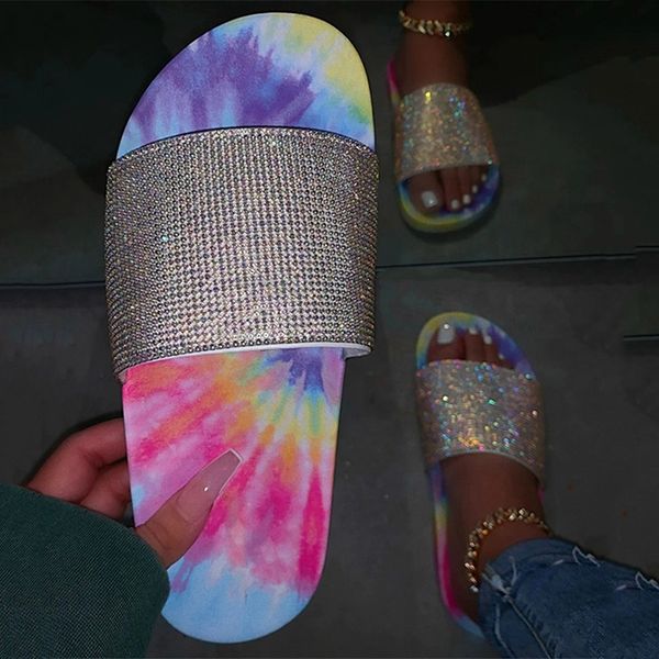 

women summer flat bling slippers transparent soft jelly shoes female flip flops sandals outdoor beach ladies slides plus size, Black