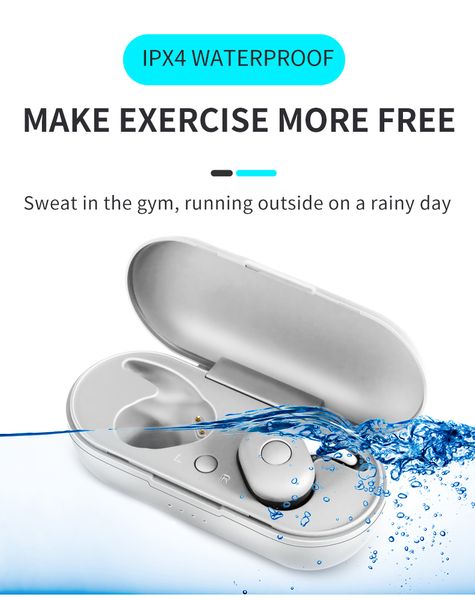 

dt-1 tws wireless mini bluetooth earphone for xiaomi huawei mobile stereo earbud sport ear phone with mic portable charging