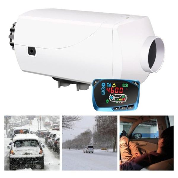 

12v 5kw parking heater aluminum alloy lcd model qn-303 fuel heater car air conditioning truck diesel air hot