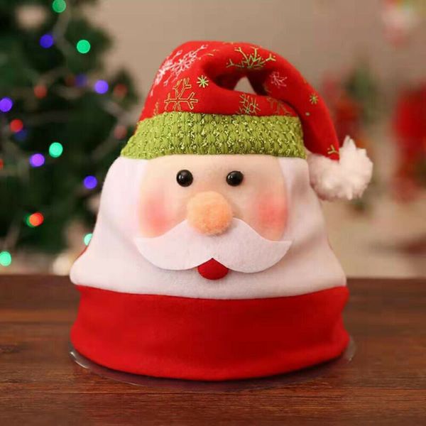 

2019 new adult/kids cute christmas hats funny novelty father xmas santa party costume outfit hot