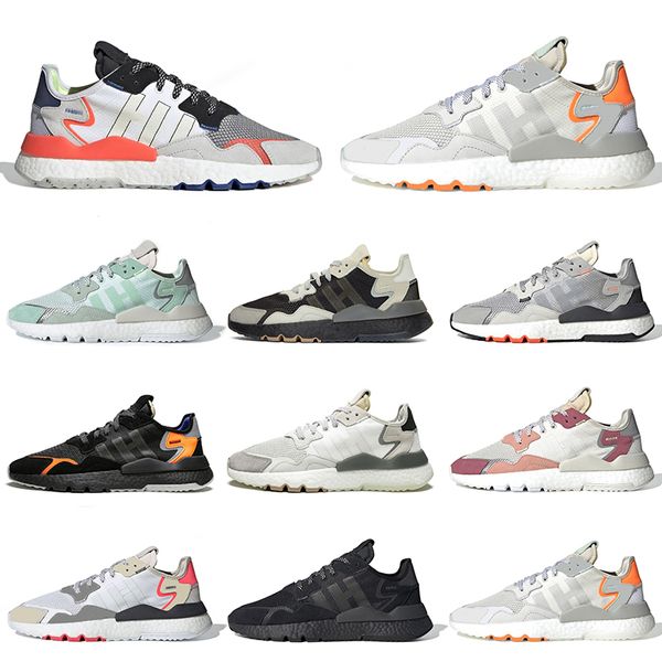 

nite jogger светоотражающих кроссовки mens тренер тройной черный браун дышащие мужчины женщина спортивные кроссовки 36-45 оптовых