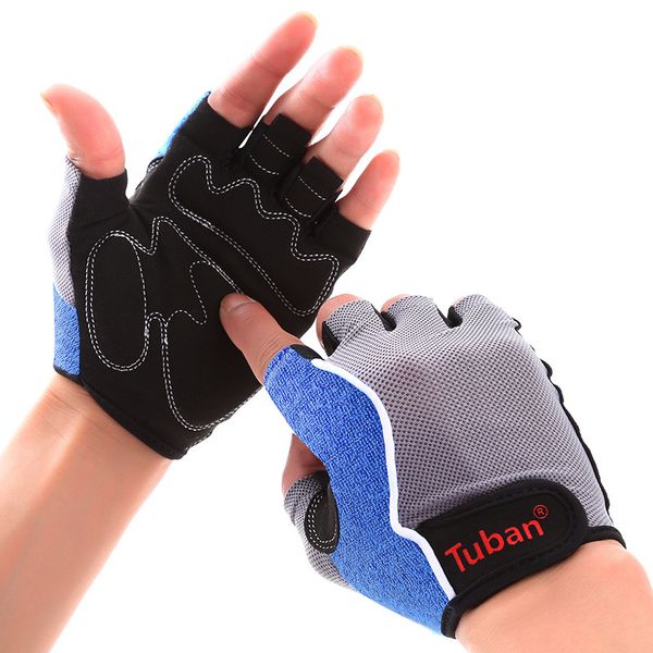 

tuban fitness weight lifting cycling gloves men women absorbent half finger breathable anti-skidding ing