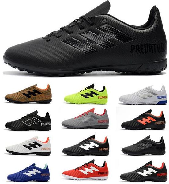 

2019 Новые цвета Messi Mens Predator Tango 18.4 18 TF Turf Футбольные бутсы Кубок мира по футболу Футб