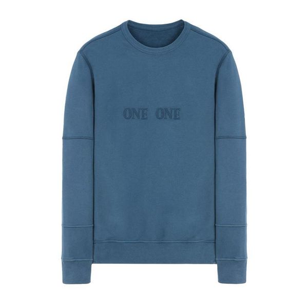 

18fw 63420 логотип crewneck толстовка t0pst0ney логотип вышивка мужчины женщины мода повседневная hflswy292, Black