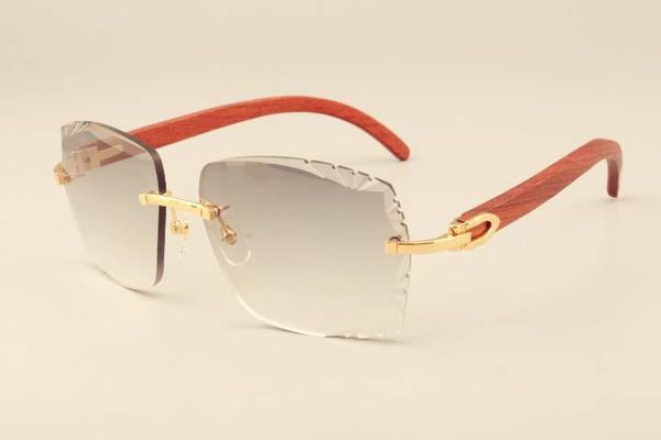 

new factory direct luxury fashion sunglasses 3524014 natural wooden gold code sunglasses engraving lens, private custom, engraved, White;black