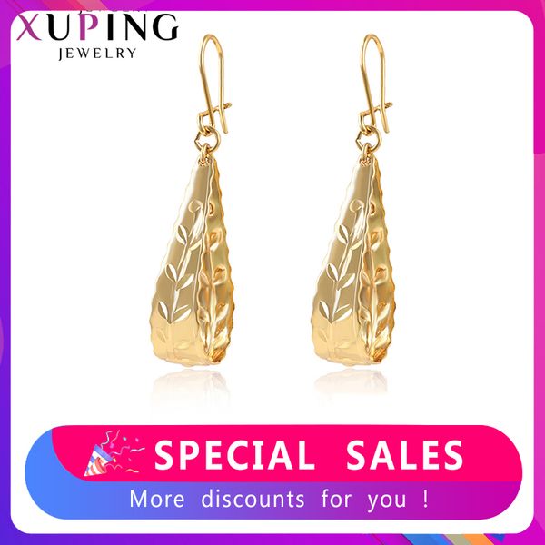 

xuping colorful pure gold-color plated earrings with environmental copper jewelry for women valentine's day gifts s225-99602, Silver