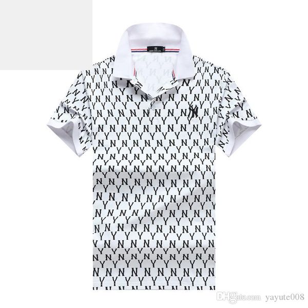 

a1 36 стиль бренд poloshirt роскошные дизайнерские повседневные мужские рубашки поло змея пчела цветочная вышивка мужские поло high street f, White