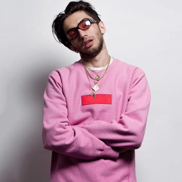 

18fw box logo embroidery cotton pullover long sleeve couple fashion sweater sweatshirts hip hop hoodies six color hfymwy094, Black