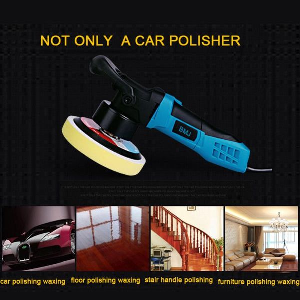 

8mm throw 600w dual action random orbital polisher car boat motorbike c/w 3 pad