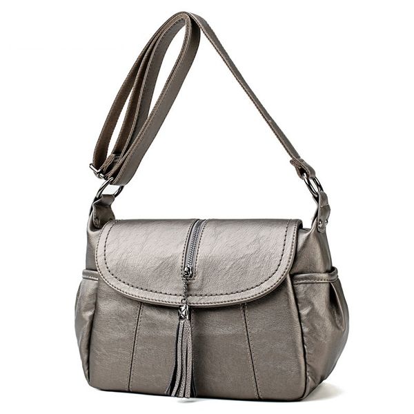 

fashion genuine leather bags women handbag 2018 new style shoulder bags natural leather crossbody bag saddle messenger tote c783