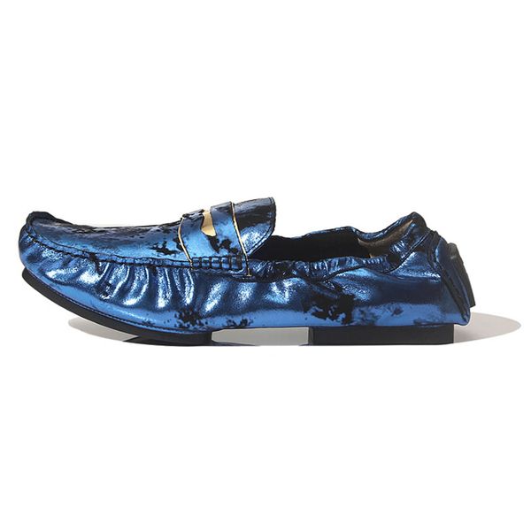 

spring autumn men shoes casual luxury mens penny loafers leather slipper slip on italian driving shoes men 9#25d50, Black