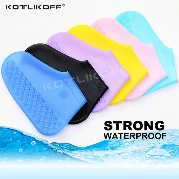 

waterproof shoe covers cycling rain reusable overshoes silicone latex elastic shoe covers protect shoes accessories dust, White;pink