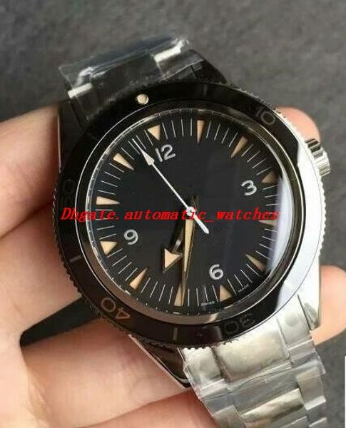 

luxury watch 2 style mens 41mm co-axial se@master 300m men's watch 233.30.41.21.01.001 steel bracelet automatic fashion wristwatch, Slivery;brown