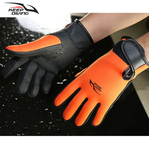 

2mm neoprene snorkeling gloves men women anti-slip protect jellyfish winter warm skiing diving gloves necessary equipment