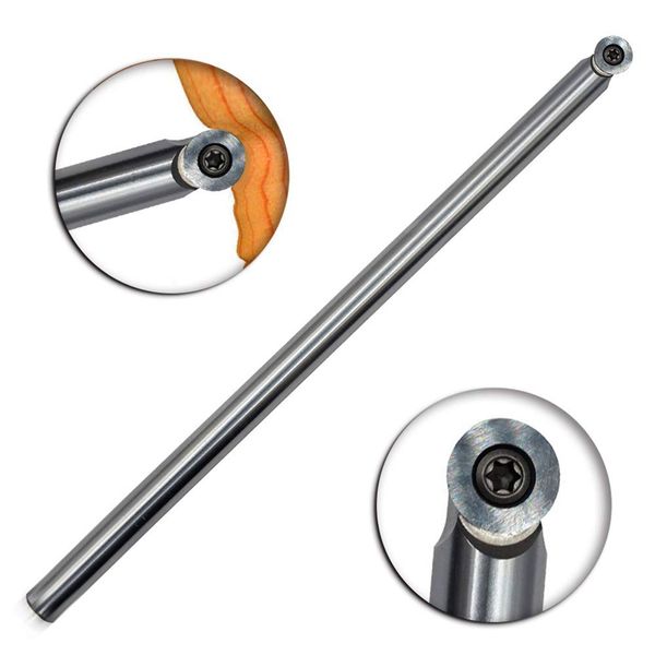 Freeshipping Ferramenta de Torneamento De Madeira Conjunto Acabamento Ponta De Carboneto Torno De Madeira Haste De Tamanho Completo E Lidar Com Conjunto De 18 Mm Carboneto Rod ...