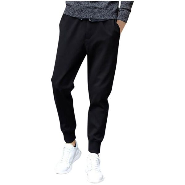 

men's trousers new fashion jogging pants men's casual sports pants bodybuilding fitness sports m-5xl, Black