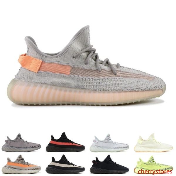 

2019 static clay true form men women running shoes sesame hyperspace kanye west beluga 2.0 orange bred sports sneakers eur 36-46